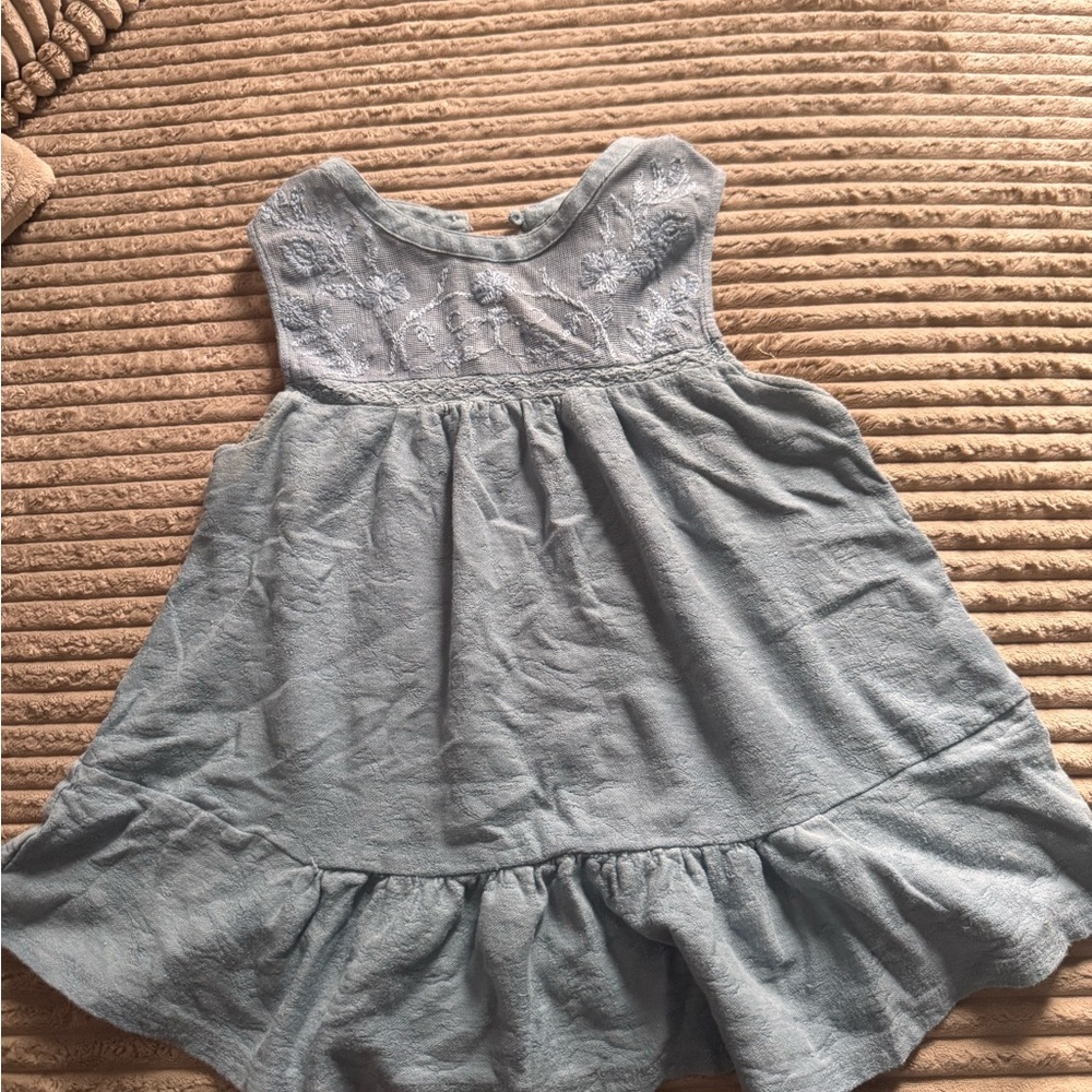 Lucky Brand Soft Blue Knit Top